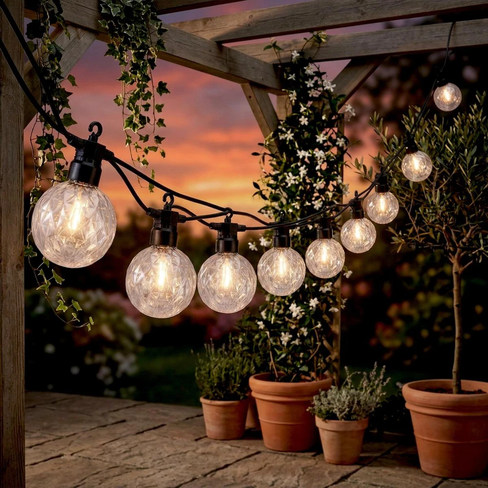 ProGarden Sodo girlianda su 10 LED lempučių