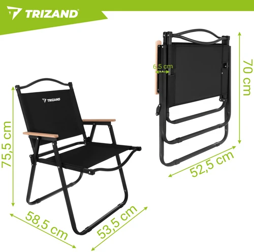 Garden chair 54x56x79cm juodas Trizand