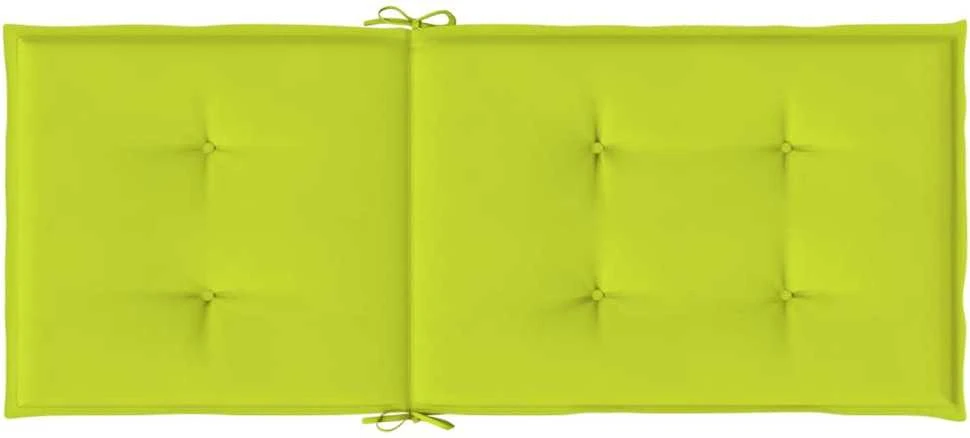Sodo kėdės pagalvėlės, 4vnt., žalios, 120x50x3cm, audinys
