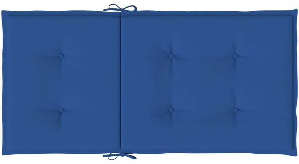 Sodo kėdės pagalvėlės, 6vnt., mėlynos, 100x50x3cm, audinys