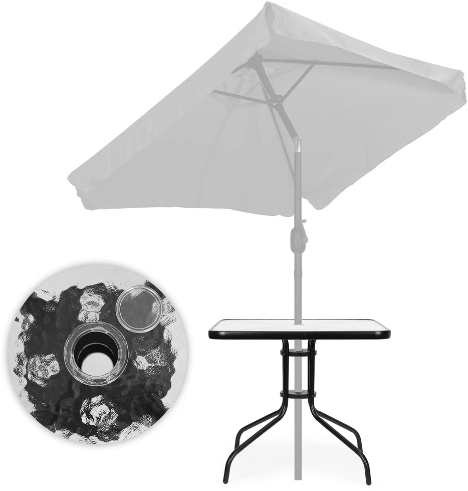 MultiGarden Stilingas sodo stalas 80x80 cm