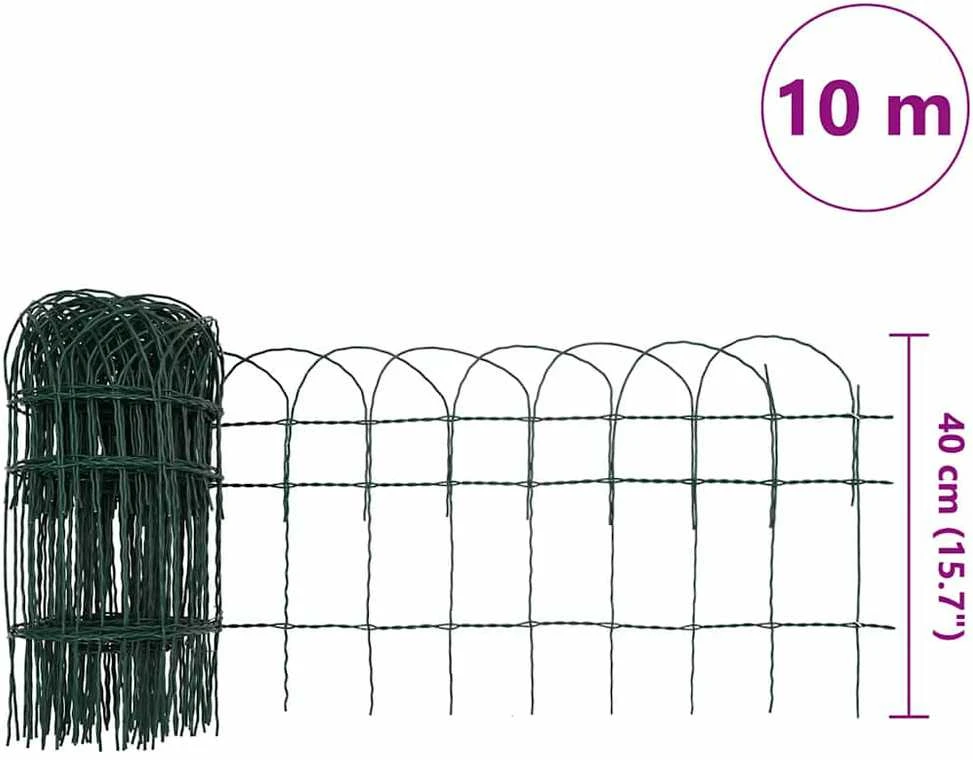 Sodo tvora, 10x0,4 m, milteliniu būdu dengta geležis