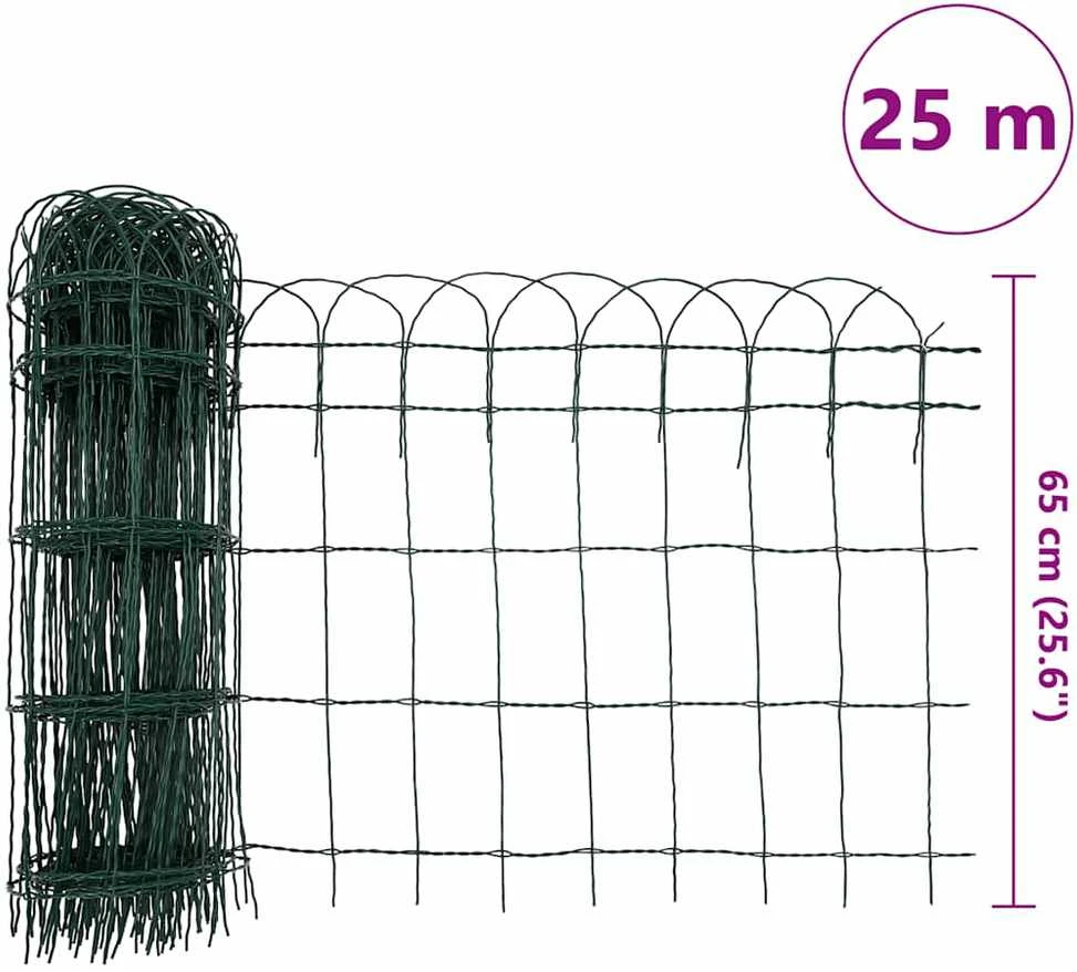 Sodo tvora, 25x0,65 m, milteliniu būdu dengta geležis