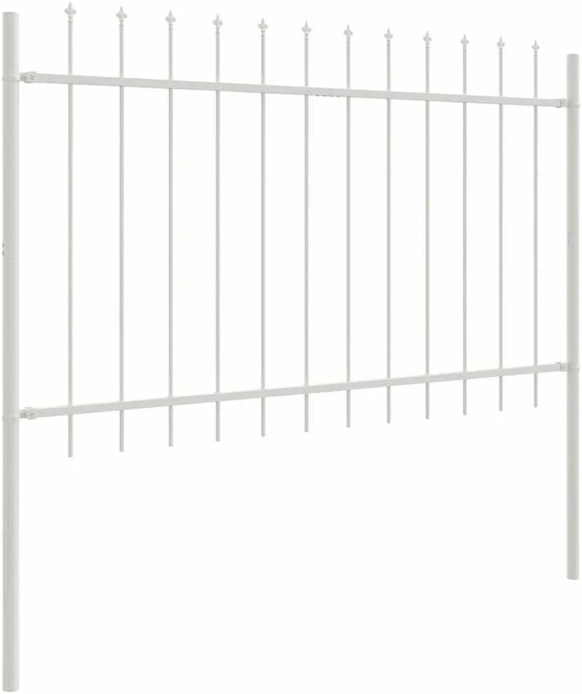 Sodo tvora WOERDEN 3 vnt. 5,1 x 1,2 m Miltelinis plienas Balta