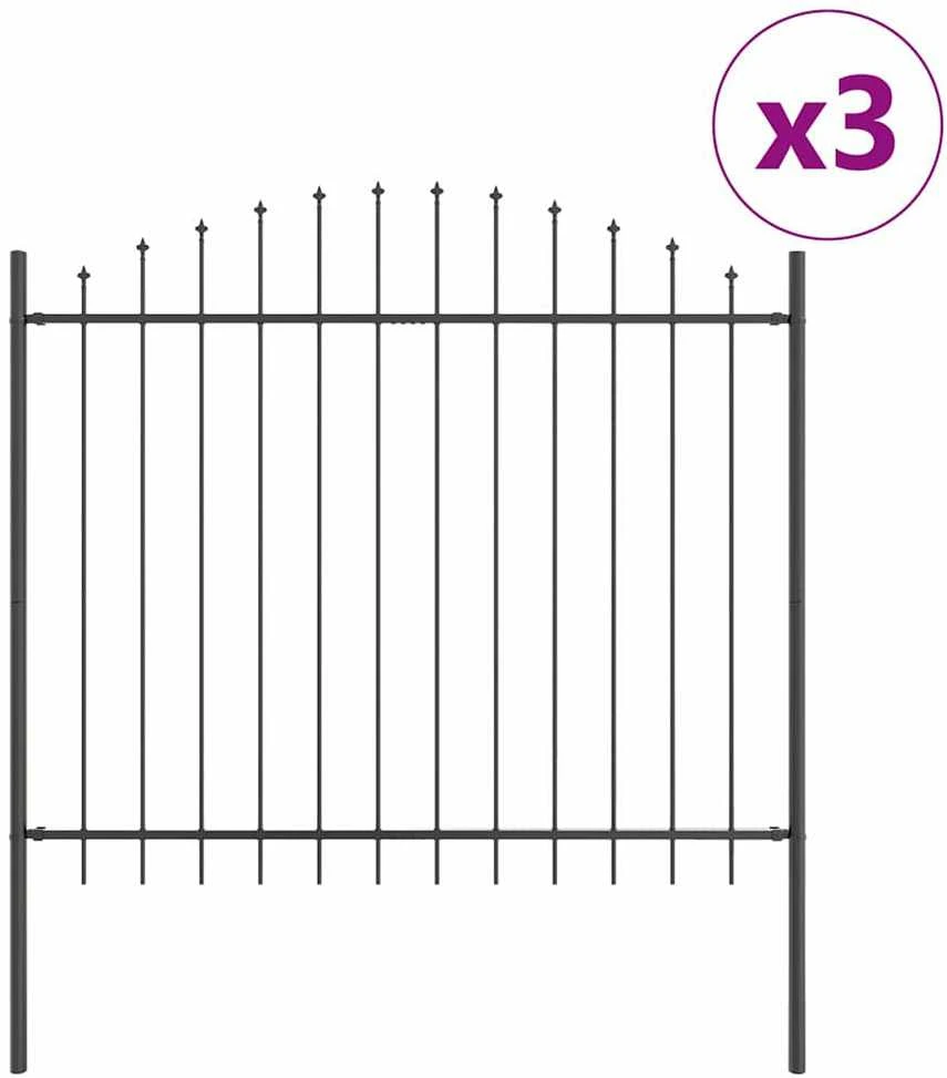 Sodo tvora WOERDEN 3 vnt. 170 x 165 cm Pilka