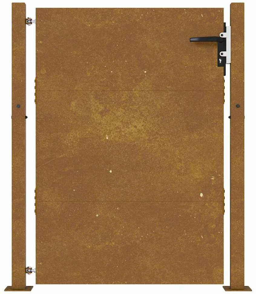 Sodo vartai, 105x155cm, corten plienas