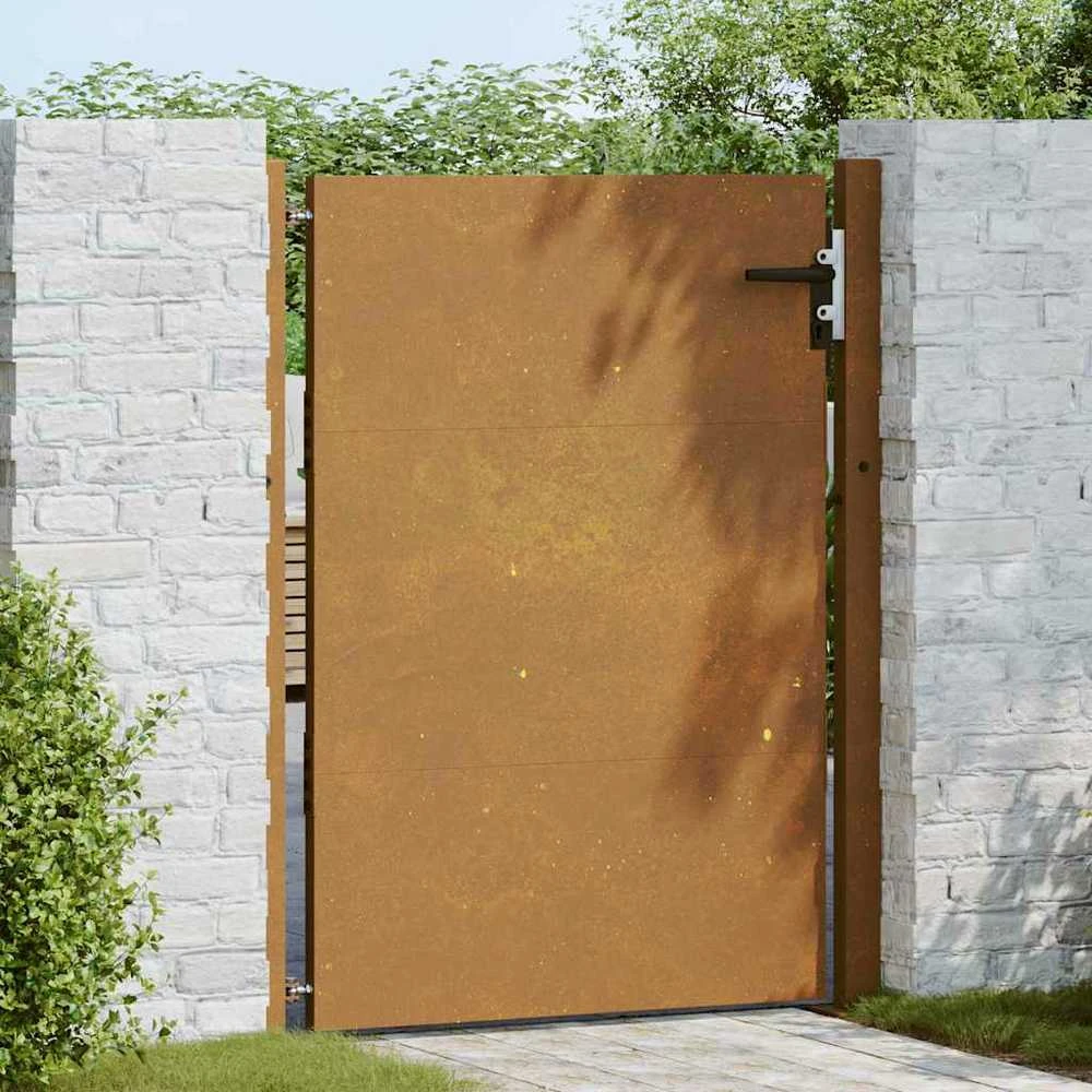 Sodo vartai, 105x155cm, corten plienas