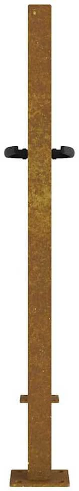 Sodo vartai, 105x180cm, corten plienas, bambuko dizaino