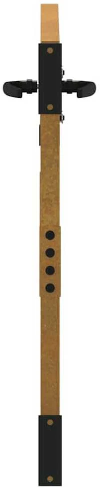 Sodo vartai, 85x100cm, corten plienas, kvadratų dizaino