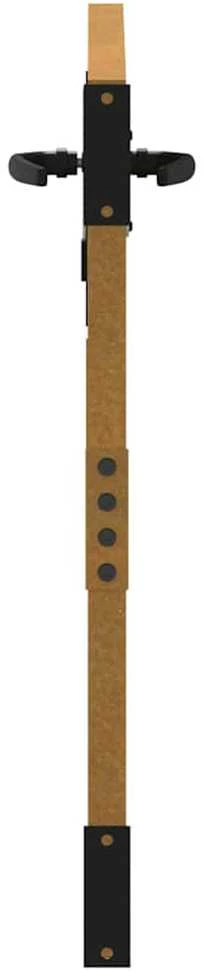 Sodo vartai, 85x100cm, corten plienas, medžio dizaino