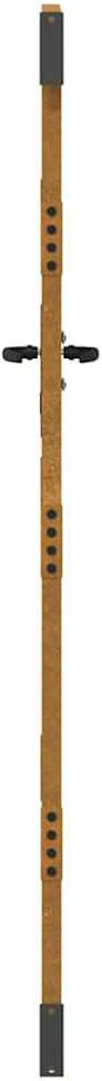 Sodo vartai, 85x175cm, corten plienas, kvadratų dizaino