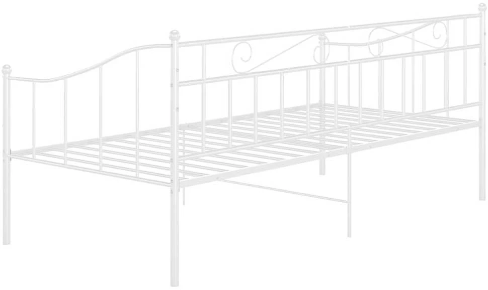 Sofos-lovos rėmas, baltos spalvos, 90x200cm, metalas