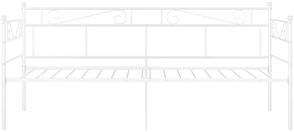 Sofos-lovos rėmas, baltos spalvos, 90x200cm, metalas