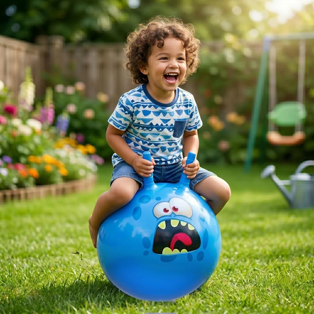 ŠOKDYNIUKAS SU RAGELIAIS 45CM MĖLYNAS ENERO TOYS 1078717
