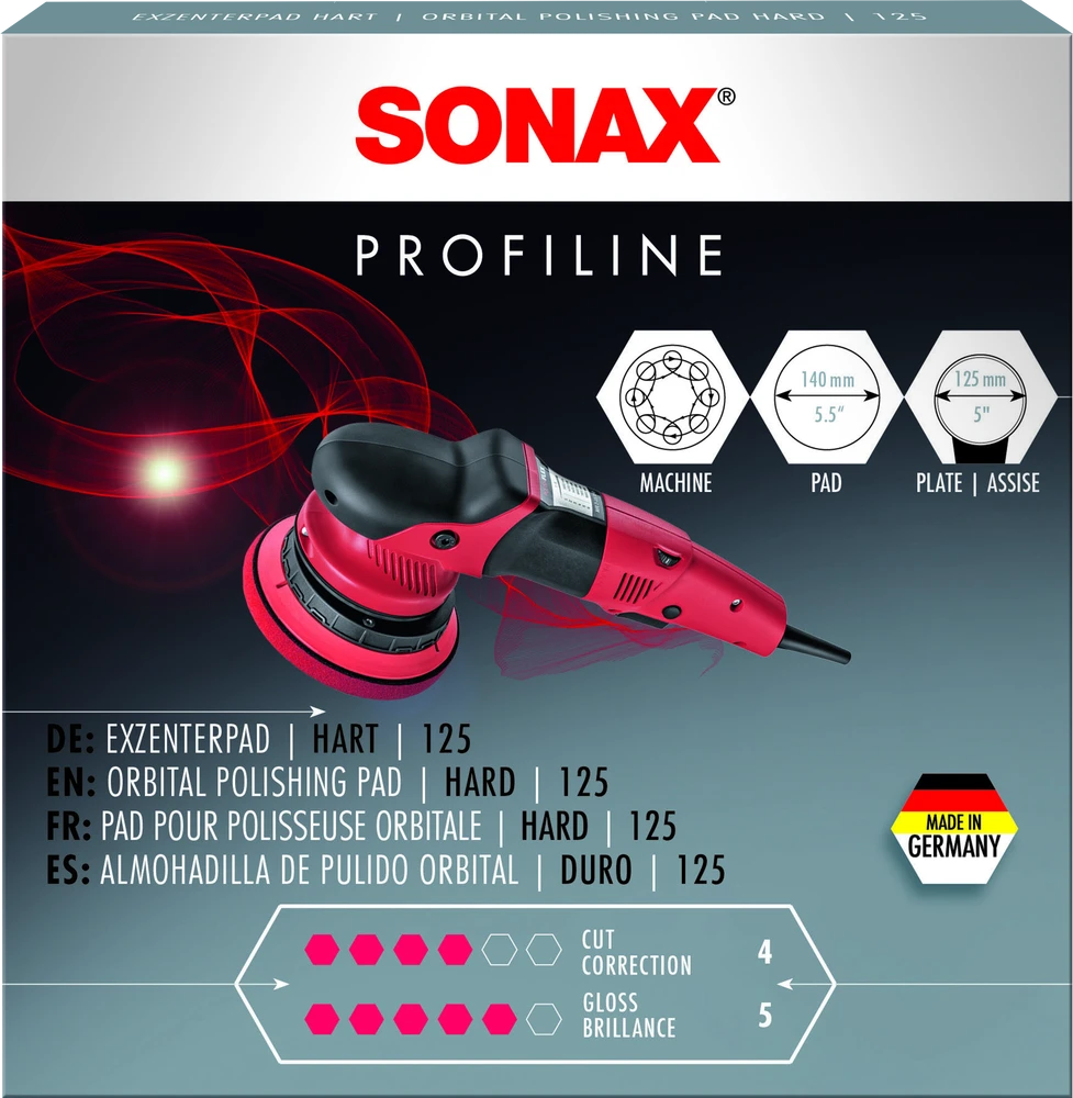 SONAX Kietas poliravimo padas orbitinei mašinėlei 125 492341