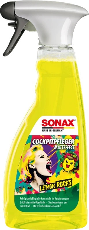 SONAX Prietaisų skydelio valiklis, matinis Lemon Rocks, 500ml 343241