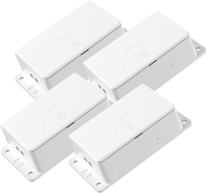 SONOFF Basic R5 Gen5 Wi-Fi Matter 10A Switch, 4-Pack