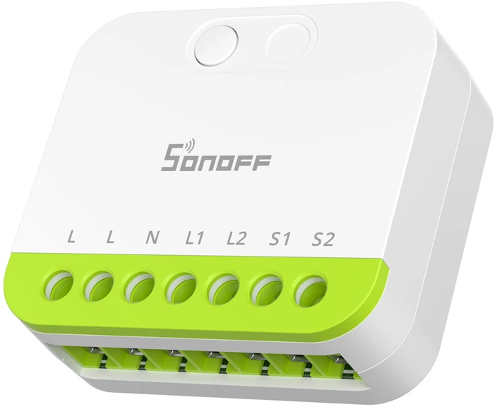Sonoff Mini Duo 2 kanalų Zigbee 3.0 išmanioji relė