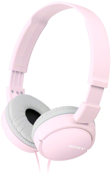 Sulankstomos ausinės Sony MDR-ZX110AP, Rožinės