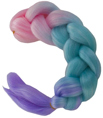 Sintetinės plaukų ombre pynės rožinės/ni/f w10341