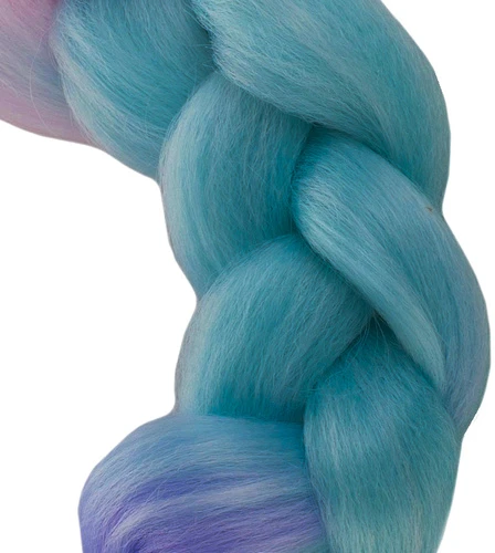 Sintetinės plaukų ombre pynės rožinės/ni/f w10341