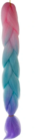 Sintetinės plaukų ombre pynės rožinės/ni/f w10341