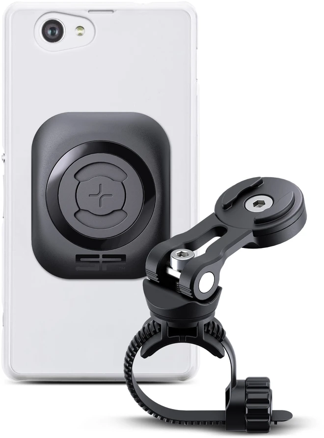 SP Connect Bike Bundle Universal Interface SPC+ dviračio telefono laikiklis – adapteris SPC+ priedams – juodas