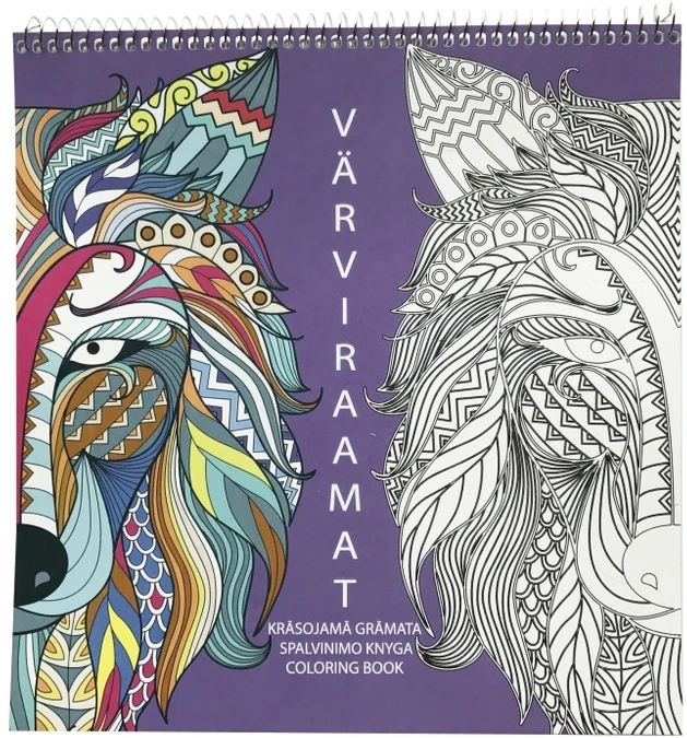 Spalvinimo knygelė College Gyvūnai 21x22cm, 32 lapai