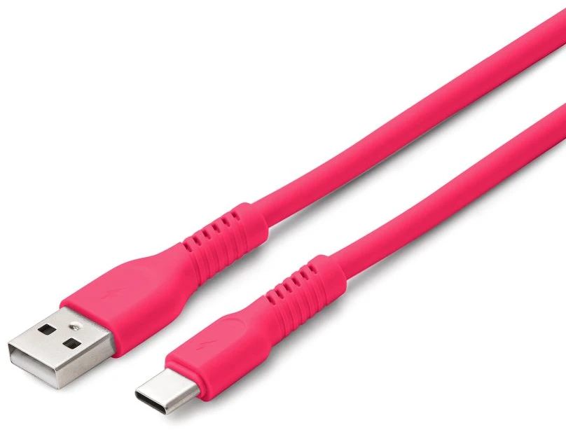 COLORUM laidas USB-A – USB-C 1,8m 3A CK60-AC-02 xMagenta