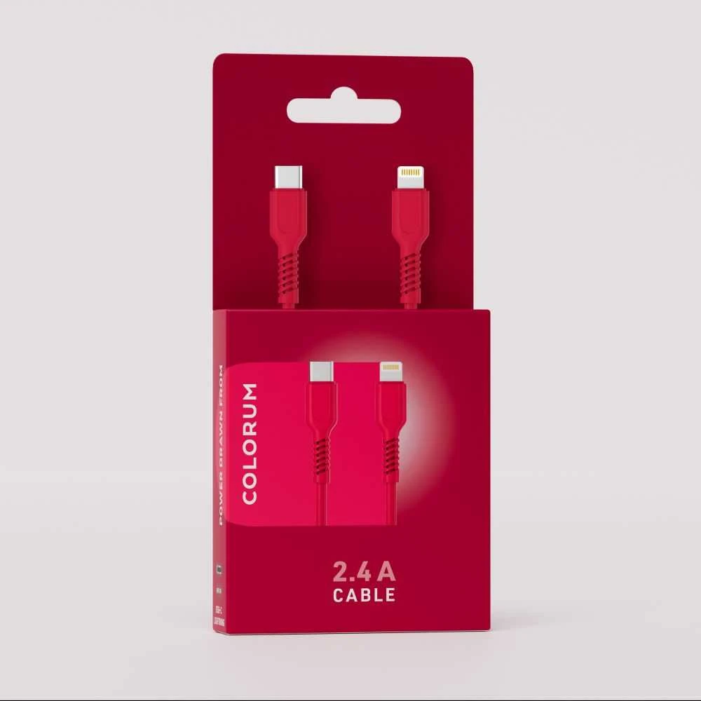COLORUM laidas USB-A – USB-C 1,8m 3A CK60-AC-04 xGreen