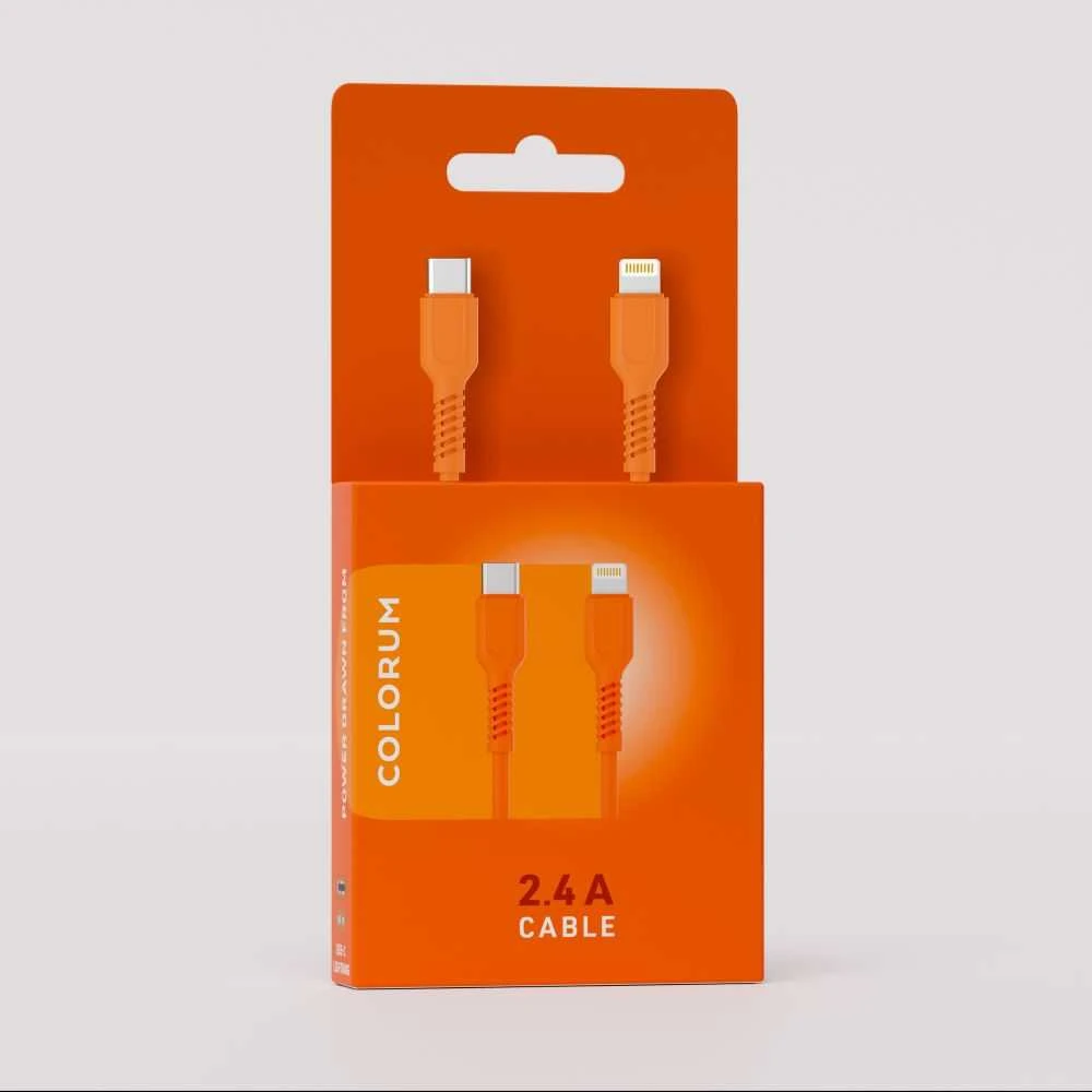 COLORUM laidas USB-A – USB-C 1,8m 3A CK60-AC-04 xGreen
