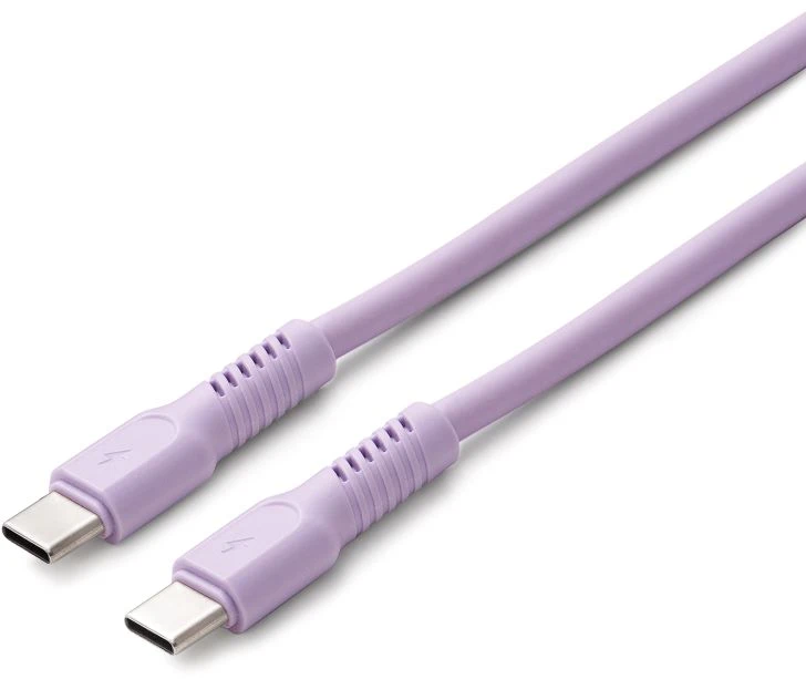 COLORUM laidas USB-C – USB-C 1,8m 3A CK60-CC-09 xLavenda