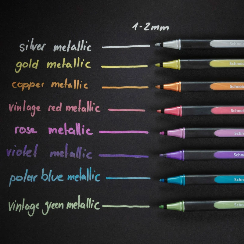 Spalvotas žymeklis Schneider Paint-It 020, 1-2mm, raudonos spalvos
