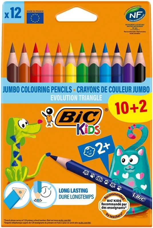 Bic Spalvoti pieštukai Evolution Triangle 12 spalvų rinkinys 8871462