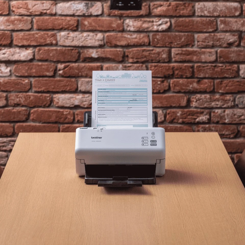Skeneris Scanner Brother ADS-4300N Duplex-Dokumentenscanner
