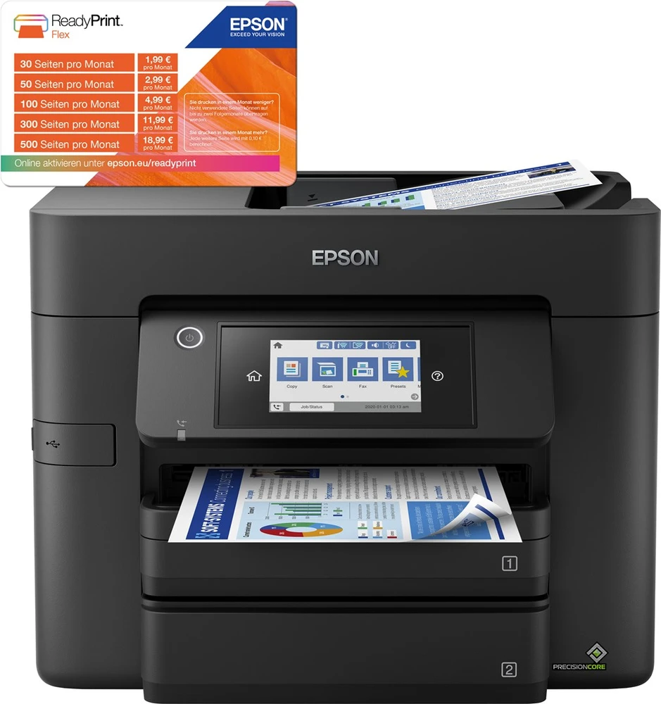 Spausdintuvas Epson WorkForce Pro WF-4830DTWF Rašalinis A4 4800 x 2400 DPI 36 ppm „Wi-Fi“