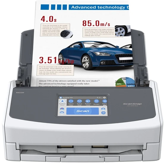 Skeneris FUJITSU ScanSnap iX1600 40ppm/80ipm A4 Duplex