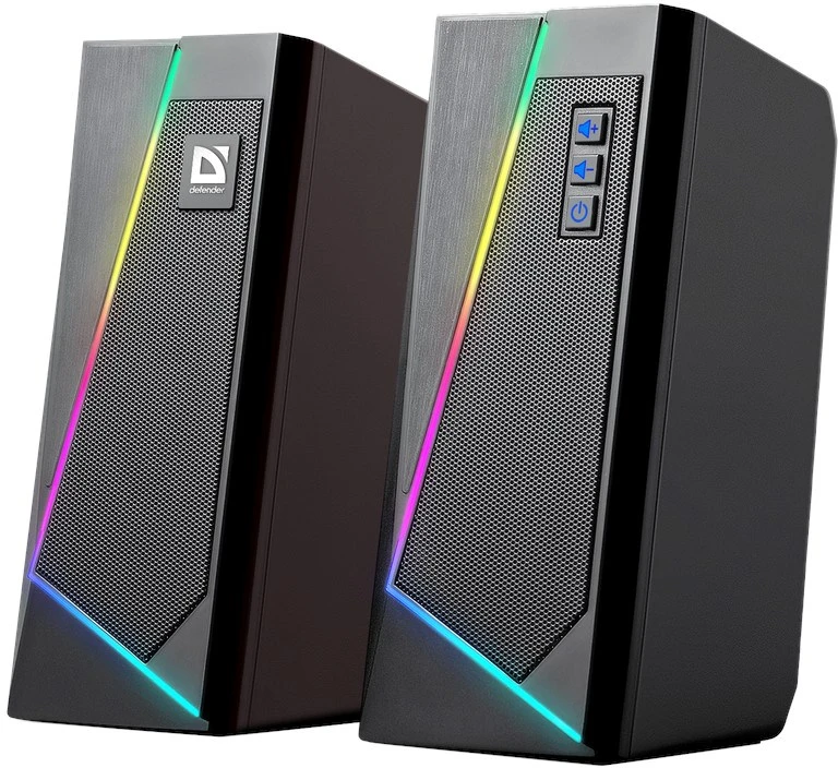 SPEAKERS DEFENDER SOLAR 3 2.0 BLUETOOTH 10W LED USB