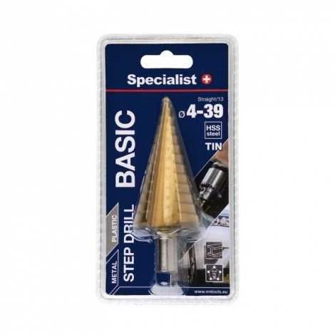 SPECIALIST+ žingsninis grąžtas BASIC, ⌀4-39