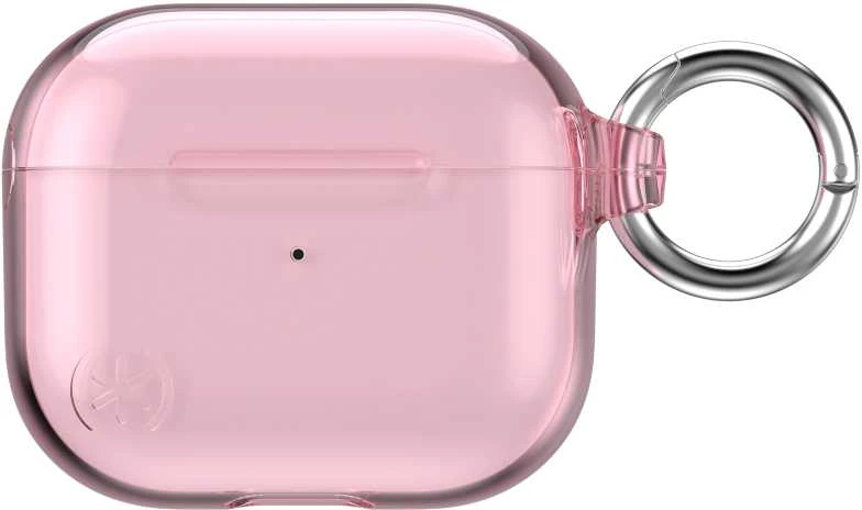 Speck Presidio Clear - dėklas skirtas Apple Airpods 3 gen with Microban (Icy Rožinė)