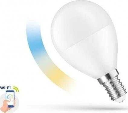 Spectrum IŠMANIOJI LED LEMPA, P45, SMART WIFI, 5W, E14, CCT+DIM, FR