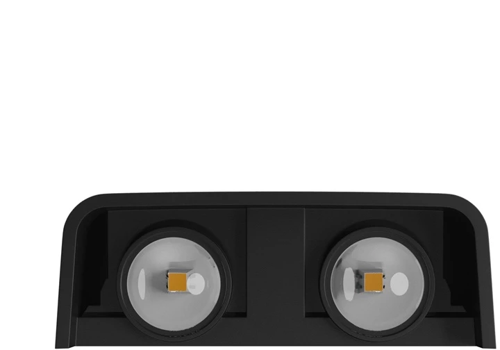 Sieninis šviestuvas Spectrum Sieninis lauko šviestuvas 4W, LED, CCT, 400lm, IP54, juodas