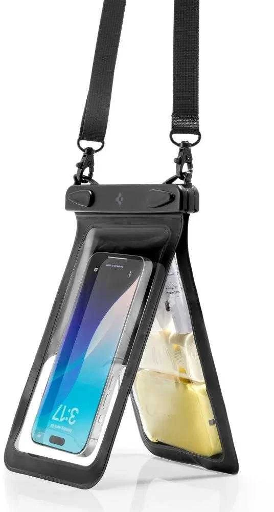 „Spigen Aqua Shield“ vandeniui atsparus dėklas A603, 1 vnt., juodas