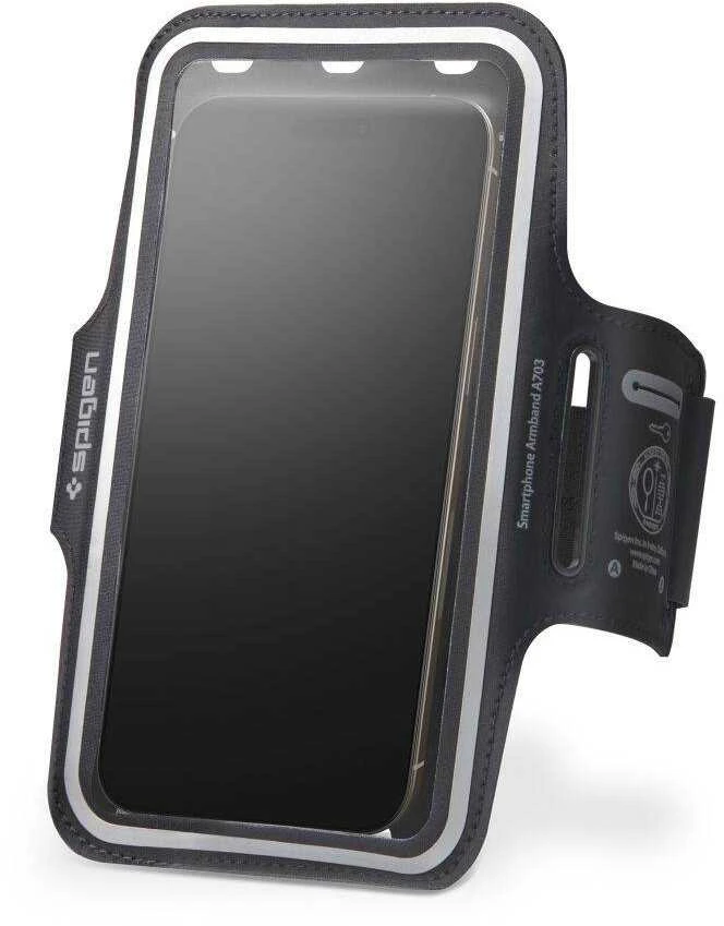 Spigen A703 Dyanmic Shield ArmBand dėklas juodos spalvos