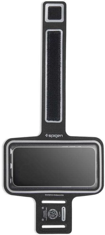 Spigen A703 Dyanmic Shield ArmBand dėklas juodos spalvos