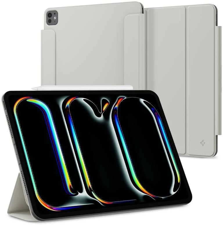 Spigen Air Skin Folio OneTap, pilka - iPad Pro 13" 2024
