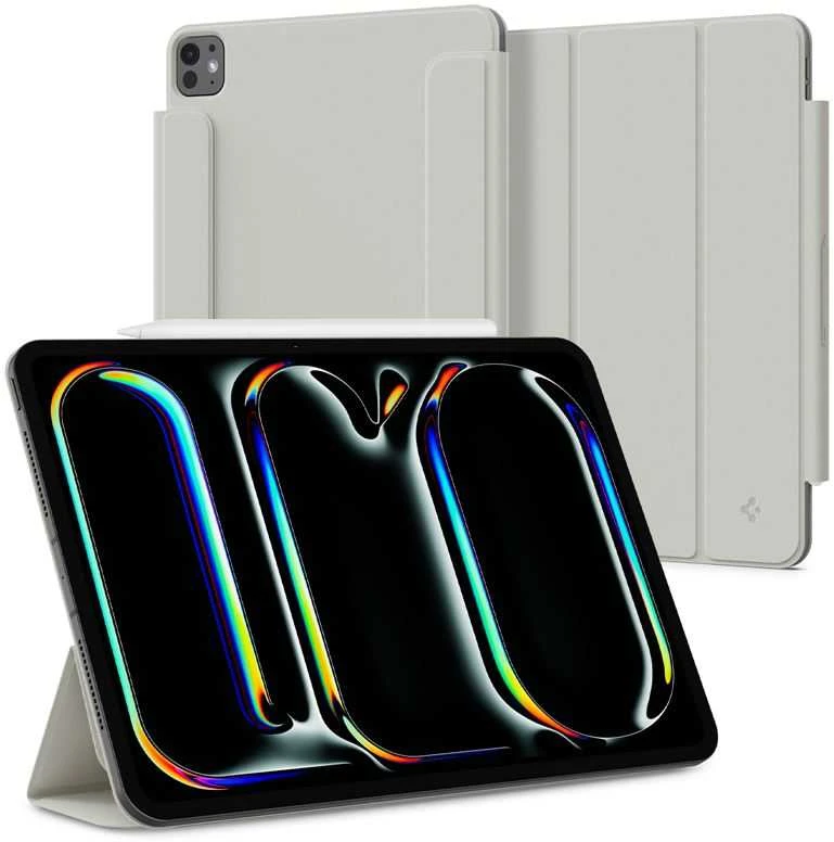 Spigen Air Skin Folio OneTap, pilka - iPad Pro 11" 2024