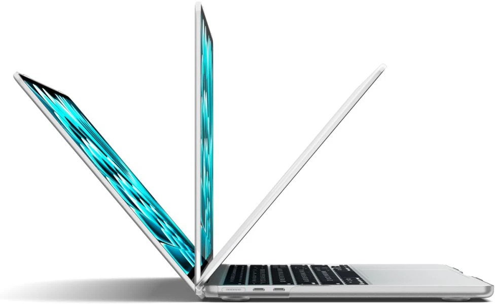 „SPIGEN AIRSKIN“ „MACBOOK AIR 13 M2-M5“ 2023–2026 m. „FROST CLEAR“