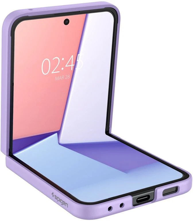 Dėklas Spigen Air Skin, rose violetinė – Samsung Galaxy Z Flip5