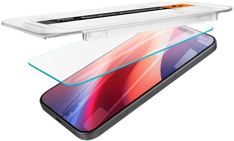 „Spigen Glass tR EZ Fit HD“ 1 vnt., skaidrus – „Apple iPhone 16 Pro Max“